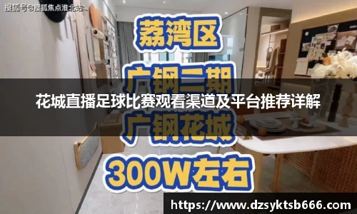 花城直播足球比赛观看渠道及平台推荐详解